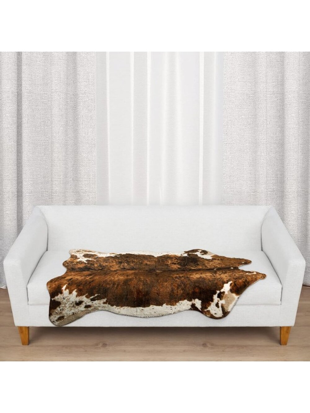 New Faux Cowhide Rug Cute Cow Print Rugs Animal Area Carpet Western Decor - Picture 4 of 6